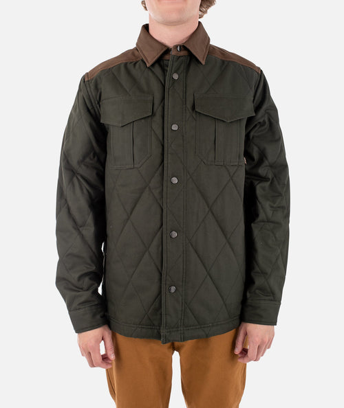 Dogwood Quilted Jackets - Forest Green - Wave Riding Vehicles