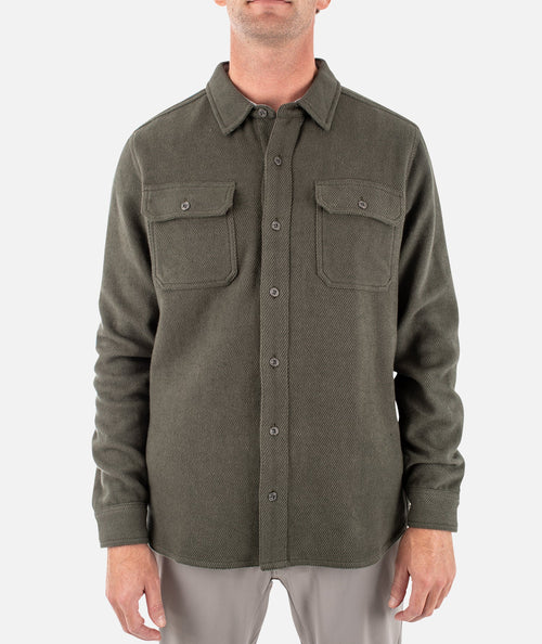 Horizon Flannel - Olive - Wave Riding Vehicles