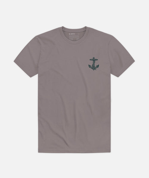 Anchorage Tee - Grey - Wave Riding Vehicles