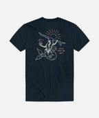 Tails Tee - Navy - Wave Riding Vehicles