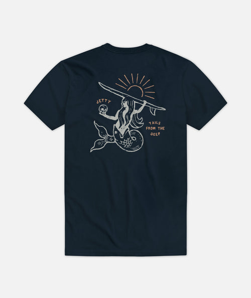 Tails Tee - Navy - Wave Riding Vehicles