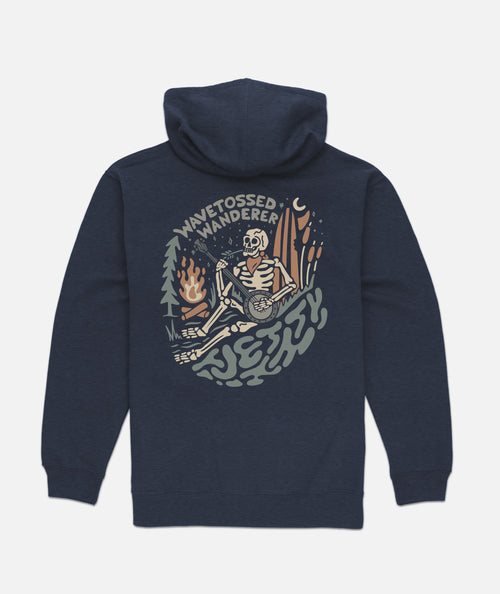Wanderer Hoodie - Blue - Wave Riding Vehicles