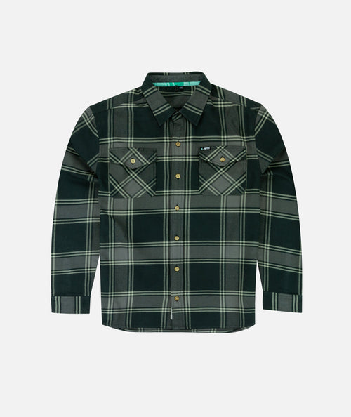 Ripple Flannel - Charcoal - Wave Riding Vehicles