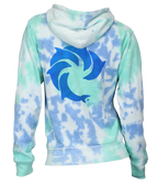 Solid Tie Dye Ladies P/O Hooded Sweatshirt - Wave Riding Vehicles