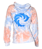 Solid Tie Dye Ladies P/O Hooded Sweatshirt - Wave Riding Vehicles