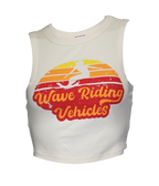 Dawn Ladies Crop Tank Top - Wave Riding Vehicles