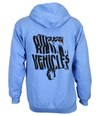 Local Distortion Zip Hooded Sweatshirt - Wave Riding Vehicles