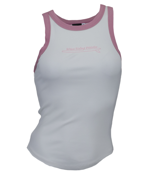 Longboard Ladies Ribbed Tank Top - Wave Riding Vehicles