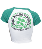 Lucky 67 Ladies Crop S/S T-Shirt - Wave Riding Vehicles