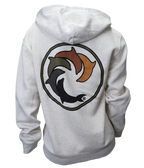Camo Rainbow Ladies Zip Hooded Sweatshirt
