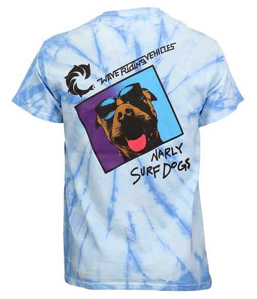 Narly Dog Tie Dye S/S T-Shirt - Wave Riding Vehicles