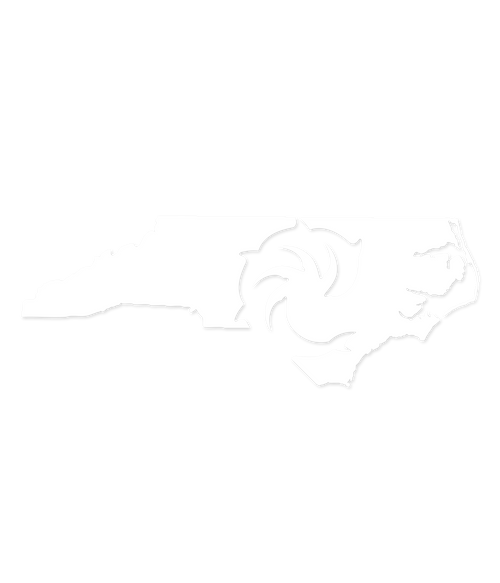 NC Deep State Die Cut Decal - Wave Riding Vehicles