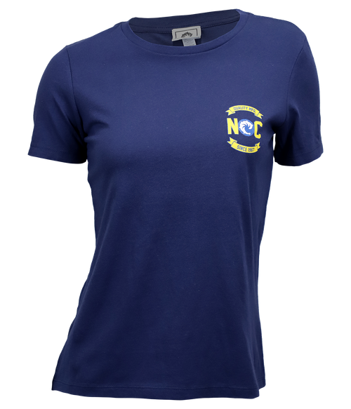 NC Flag Ladies S/S T-Shirt - Wave Riding Vehicles