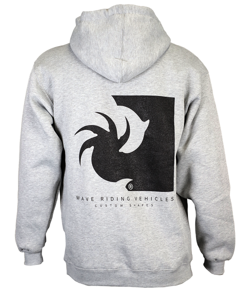 Negative Zip Hooded Sweatshirt - Wave Riding Vehicles