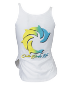 OBX Smear Ladies Scallop Tank Top