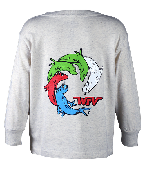 One Fish Two Fish Toddler L/S T-Shirt - Wave Riding Vehicles