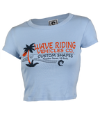 Paradise Ladies Crop S/S T-Shirt - Wave Riding Vehicles