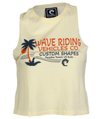 Paradise Ladies Crop Tank Top - Wave Riding Vehicles