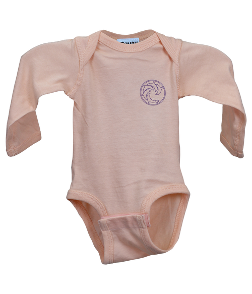 Pastel Rainbow L/S Onesie - Wave Riding Vehicles