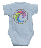 Pastel Rainbow Infant S/S Onesie - Wave Riding Vehicles