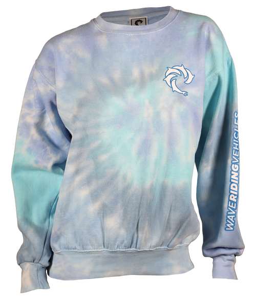 Pinline Ladies Crew Sweatshirt - Wave Riding Vehicles