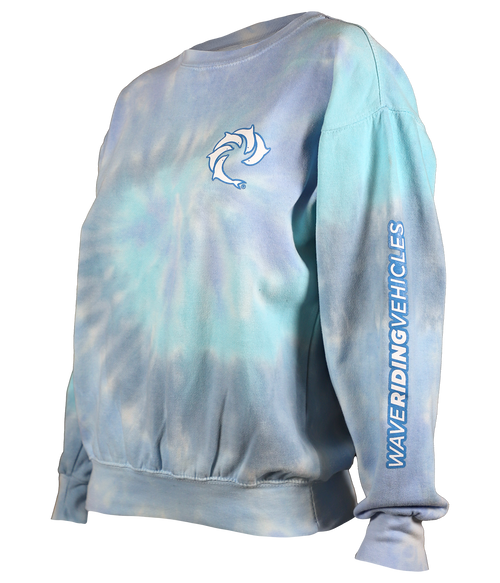 Pinline Ladies Crew Sweatshirt - Wave Riding Vehicles