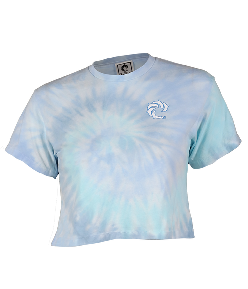Pinline Ladies Tie Dye Crop S/S T-Shirt - Wave Riding Vehicles