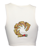 Hot & Tasty Ladies Crop Tank Top - Wave Riding Vehicles