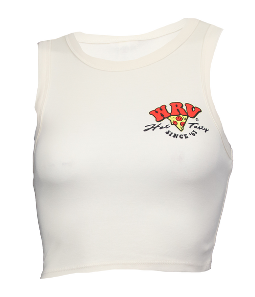 Hot & Tasty Ladies Crop Tank Top - Wave Riding Vehicles