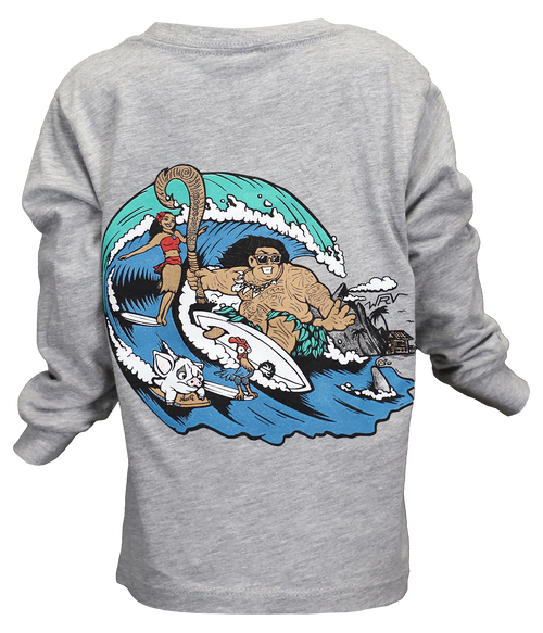 Pua Point Toddler L/S T-Shirt - Wave Riding Vehicles