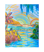 'Paradise Point' Art Print - Wave Riding Vehicles