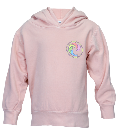 Pastel Rainbow Youth P/O Hooded Sweatshirt - Wave Riding Vehicles