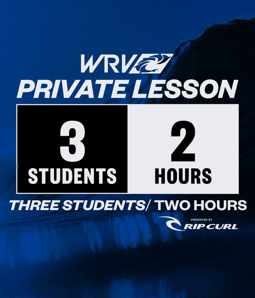 PRIVATE SURF LESSON: 3 STUDENTS, 2 HOURS - Wave Riding Vehicles