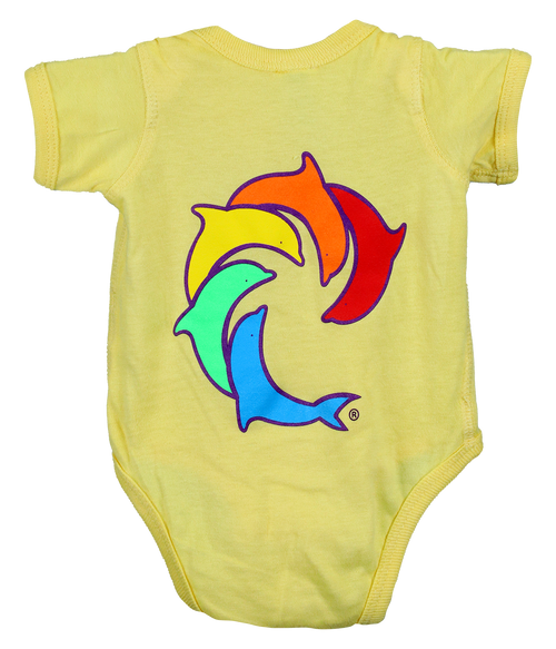 Rainbow Infant S/S Onesie - Wave Riding Vehicles