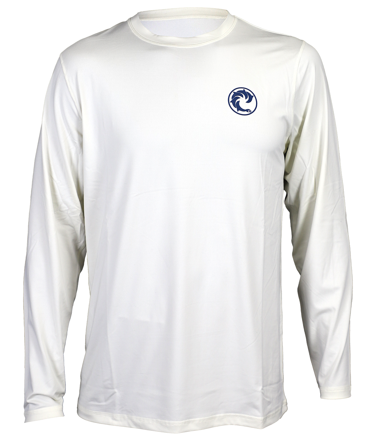 white lycra long sleeve top