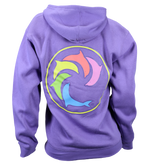 Pastel Rainbow Ladies P/O Hooded Sweatshirt - Wave Riding Vehicles