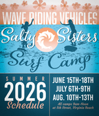 2026 4-DAY SALTY SISTERS SURF CAMP - Wave Riding Vehicles
