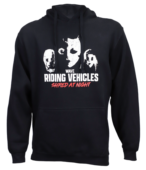Shred at Night Glow-In-The-Dark P/O Hooded Sweatshirt - Wave Riding Vehicles