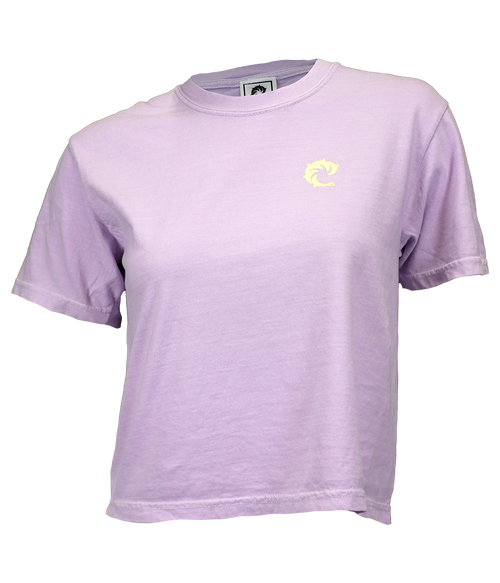 Solid Ladies Crop T-Shirt - Wave Riding Vehicles