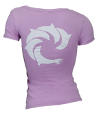 Solid Ladies S/S V-Neck T-Shirt - Wave Riding Vehicles