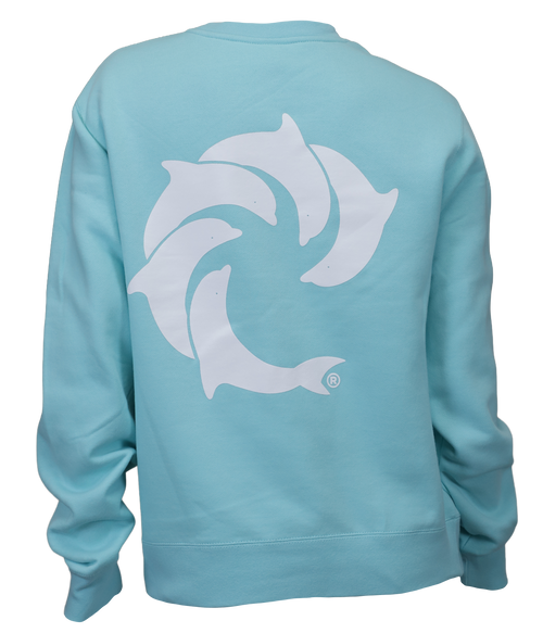 Solid Ladies Crew Sweatshirt - Wave Riding Vehicles