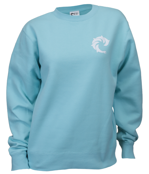 Solid Ladies Crew Sweatshirt - Wave Riding Vehicles