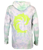 Solid Tie Dye L/S Hooded T-Shirt - Wave Riding Vehicles