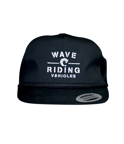 Stencil Snapback Hat - Wave Riding Vehicles