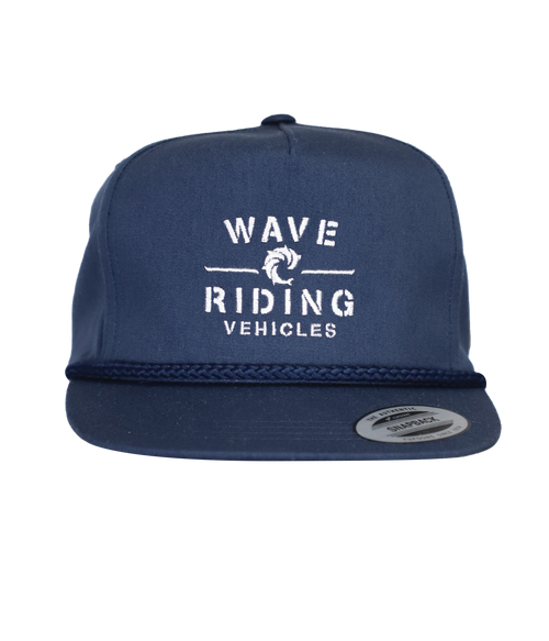 Stencil Snapback Hat - Wave Riding Vehicles