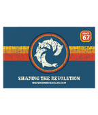 Shaping the Revolution Sign Decal - Wave Riding Vehicles