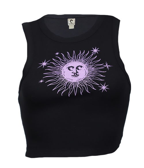 Sundial Ladies Crop Tank Top - Wave Riding Vehicles