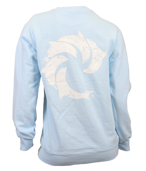 Team Solid Ladies Crew Sweatshirt - Wave Riding Vehicles