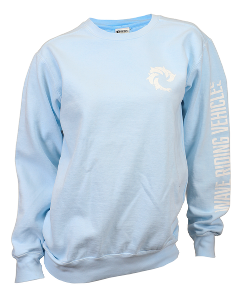 Team Solid Ladies Crew Sweatshirt - Wave Riding Vehicles