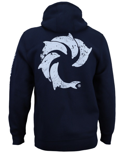 Team Solid Zip Hooded Sweatshirt - Wave Riding Vehicles